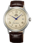 Orient 2nd-Gen Automatic Dress Watch with Cream Dial, Blue Hands #AC00009N