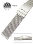 Vollmer Polished Mesh Bracelet #99460H4S (Straight End, 20mm)