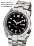 Brushed Stainless Steel (Pilot-Style) Bezel for Seiko SKX007, SKX009 #B13-M