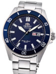 Orient Kanno Blue Dial Automatic Dive Watch with Stainless Steel Bracelet #RA-AA0009L19A