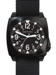 Bertucci E-1S Ballista 44mm Black Ion Field Watch with a Dome Sapphire Crystal #13600