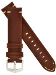 Hirsch Ranger Gold Brown Barrel-Dyed Leather Watch Strap #054020-70