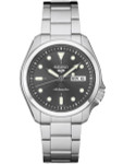 Seiko 5 Sports 24-Jewel Automatic Watch with Grey Dial and SS Bracelet #SRPE51