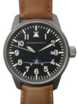 Messerschmitt 41mm Light Weight Titanium Case Pilot's Watch #ME262M