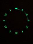 Black Ceramic Luminous Bezel Insert for Seiko SKX013 #C16