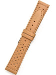 Toscana Racing-Style Tan Calf Leather Watch Strap SURB-H-78013