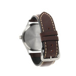 Techne Merlin Quartz Aviator Watch with Brown Leather Strap #246.052