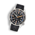 Squale Matic 600 meter Professional Swiss Automatic Dive watch with 44mm Satin Case #Matic-Black-Sat tilt