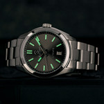 Islander Brookville Hi-Beat Automatic Dress Watch with Grey Dial, AR Sapphire Crystal #ISL-39 lume