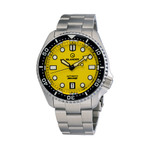 Islander Automatic Dive Watch with Yellow Dial and Luminous Ceramic Bezel Insert #ISL-08