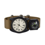 Bertucci DX3 Field Watch with Stone Dial and Compass #11104 side