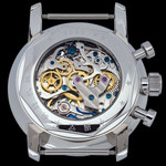 Seagull 1963 Hand Wind Mechanical Chronograph with Vibrant Blue Dial #6488-2901L