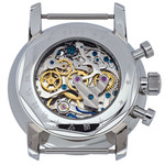 Seagull 1963 Hand Wind Mechanical Chronograph with Vibrant Blue Dial #6488-2901L