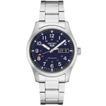 Seiko 5 Sports 24-Jewel Automatic Watch with Dark Blue Dial and SS Bracelet #SRPG29