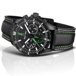 Damasko Black 42mm Chronograph with a Stopwatch and a 12-hour Totalizer #DC86