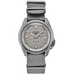 Seiko 5 Sports 24-Jewel Automatic Watch with Grey Distressed Dial and Stone Washed Case #SRPG63