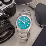 Islander Brookville Hi-Beat Automatic Dress Watch with Robin's Egg Blue Dial, AR Sapphire Crystal #ISL-85 lifestyle