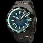 NTH DevilRay 500-Meter Automatic Dive Watch with an AR Sapphire Crystal #WW-NTH-DREN lume