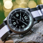 Lum-Tec 42mm Solar-Powered Military Watch with Curved DD Sapphire Crystal #Vortex-D1