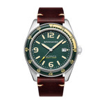 Spinnaker Fleuss Lagoon Green Automatic Vintage Style Sports Watch with 43mm Case SP-5055-0C