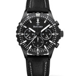 Damasko Black 42mm Chronograph with a Stopwatch plus 12-hour Totalizer #DC86