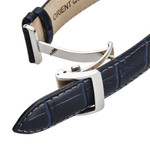 Orient Automatic Dress Watch with Blue Dial and Leather Strap #AK0011D10B