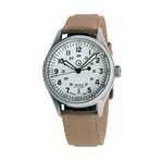 Islander ISL-129 "DAY-T" Automatic Field Watch with White Dial and Day-Date