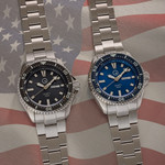 Islander USA Assembled Quartz Dive Watch with Blue Dial #ISL-101 Lifestyle 1
