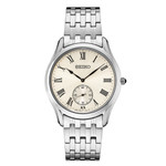 Seiko Essentials 39mm Dress Watch with Champagne Dial #SRK047 Zoom