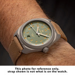 Formex Swiss Automatic Field Watch with Sage Green Dial and Velcro Strap #0660.1.6503.121 Wrist