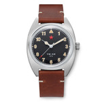 Red Star Historic Watch with ST5 Mechanical Movement and Brown Strap #8608-BR Zoom