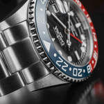 Davosa Swiss Made Ternos Ceramic GMT Automatic with Pepsi Bezel and Trialink Bracelet #16159060 Lifestyle