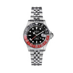 Davosa Swiss Made Ternos Ceramic GMT Automatic with Coke Bezel and Pentalink Bracelet #16159009