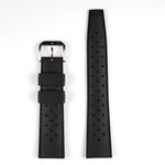 TROPIC Vulcanized Rubber Dive Strap in Black #TROP-01