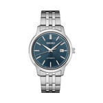 Seiko Essentials Automatic Dress Watch with Blue Sunray Dial #SRPH87