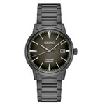 Seiko Presage Automatic Dress watch in Full Black Plating and Gradated Black Dial with Gloss Finish #SRPJ15 zoom