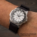 Formex REEF GMT Chronometer Dive Watch with White Dial and Black Bezel #2202.1.5312.100 wrist
