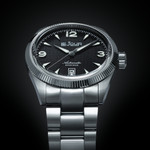 Le Jour Brooklyn Swiss Automatic Dress watch with Black Hobnail Dial #LJ-BR-001 lifestyle
