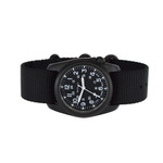 Bertucci A-2S Vintage Black with Swiss Movement and Black Dial #11509 side