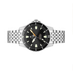 Zodiac Super Sea Wolf Pro-Diver Automatic Stainless Steel Watch #ZO3552 side