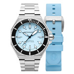 Spinnaker x Islander Dumas Limited Edition Watch with Light Blue Dial #SP-5081-LIW33 combo