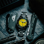 Spinnaker Hass Automatic Dive Watch with Safety Yellow Dial #SP-5099-33 lifestyle