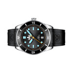 PHOIBOS Wave Master 300-Meter Automatic Dive Watch with Rubber Strap #PY010CR side