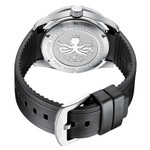 PHOIBOS Abalone Wave Master 300-Meter Automatic Dive Watch with Rubber Strap #PY010ER back