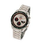 Islander Bethpage Amerigraph with Brushed Silver Dial and Chronograph Function #ISL-200 tilt