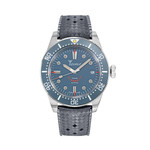 Squale 1545 Grey Dial Dive Watch with Orange Accents and Rubber Strap #1545GG.HTG