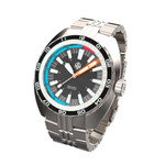 NTH DevilRay 500-Meter Automatic Dive Watch with Black Dial #WW-NTH-DRKN tilt