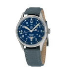 Islander Mitchel "DAY-T" Automatic Field Watch with Blue Dial and Day-Date Display #ISL-194