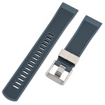 Islander 22mm Anthracite Gray FKM Rubber Strap with Straight Ends #BRAC-43