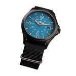 Traser P67 Officer Pro Gunmetal with SkyBlue Dial and Tritium #108647 tilt